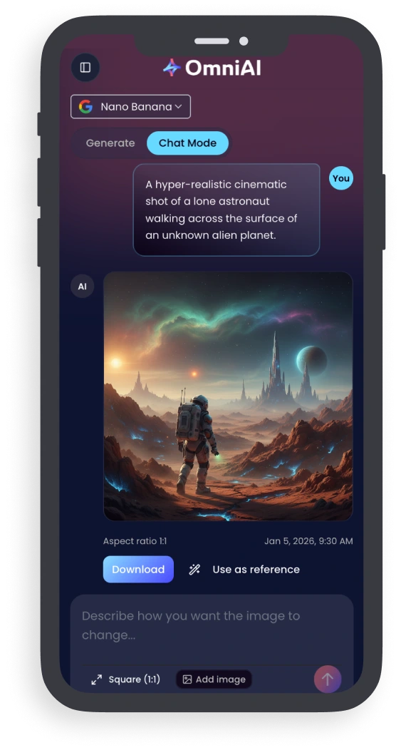 Omni AI on mobile